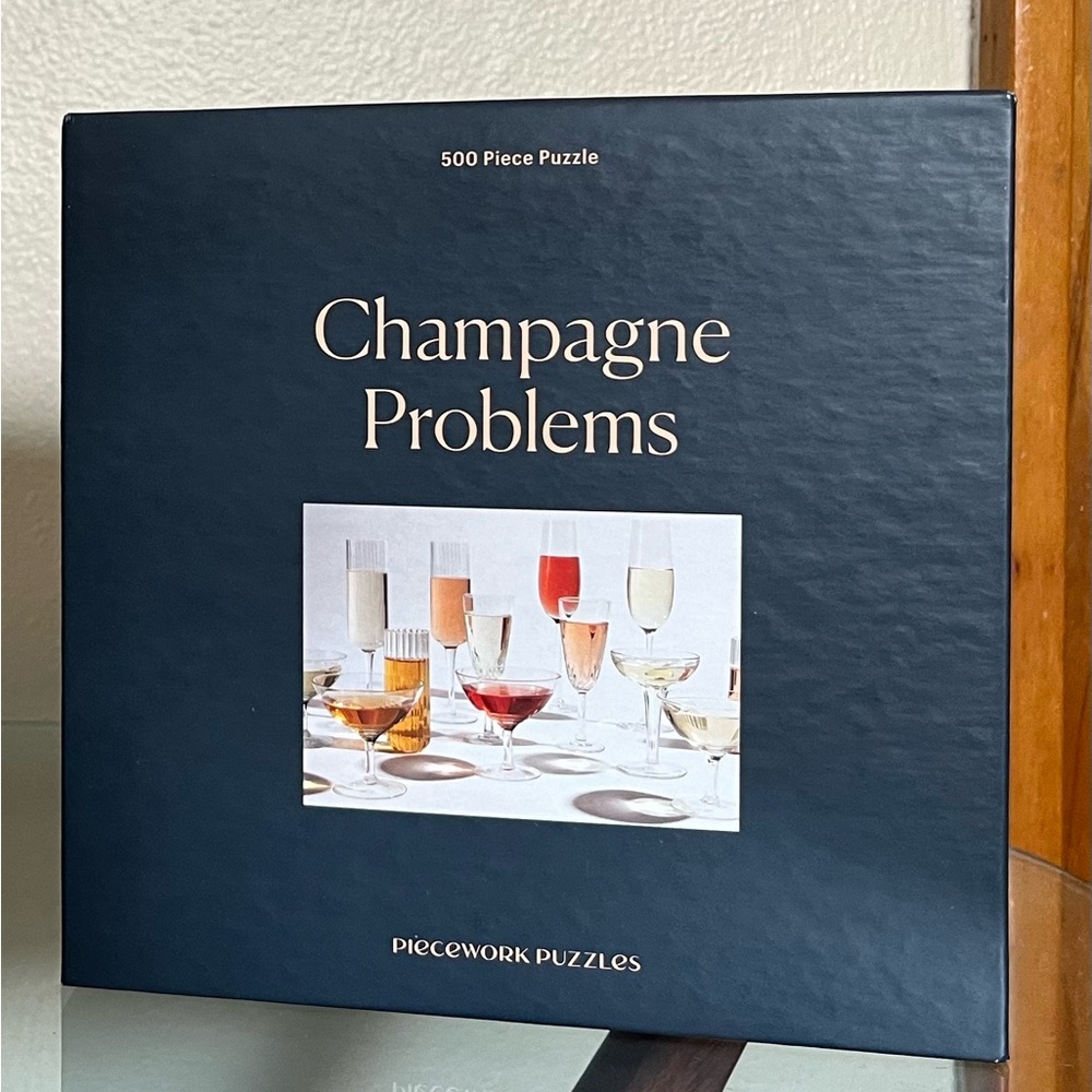 Piecework Puzzles Champagne Problems 500 Piece Puzzle